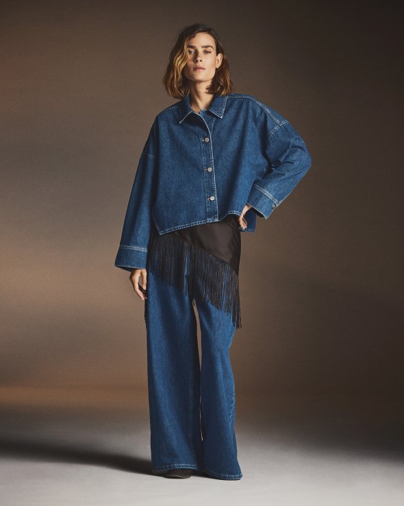 MSCH Copenhagen - MSCHLoa Lis Denim Shirt MSCH Copenhagen - MSCHLoa Lis Denim Shirt