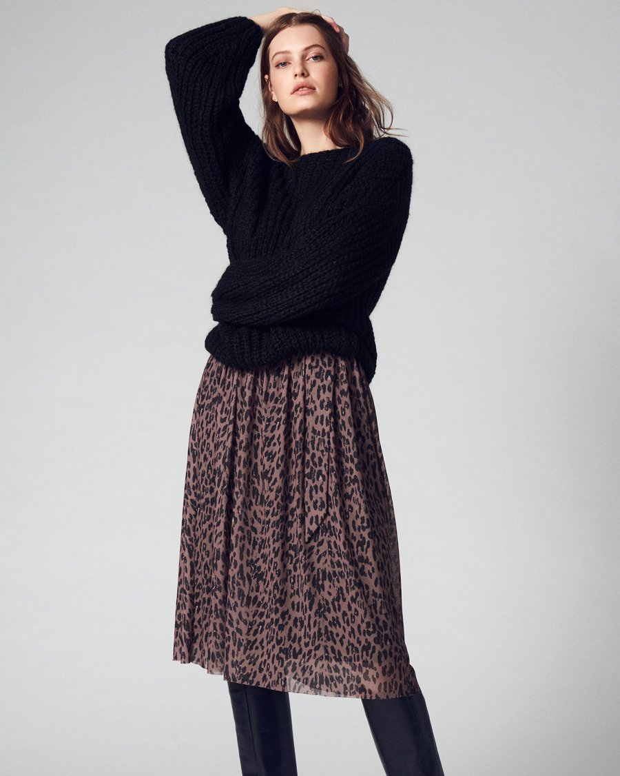 MSCH Copenhagen - Jasmin Mesh Belt Skirt Aop