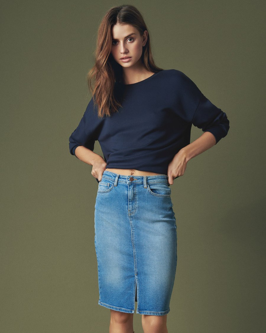 MSCH Copenhagen - Rikka HW Denim Skirt