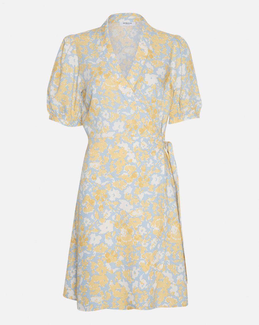 MSCH Copenhagen - Dayo 2/4 Wrap Dress AOP
