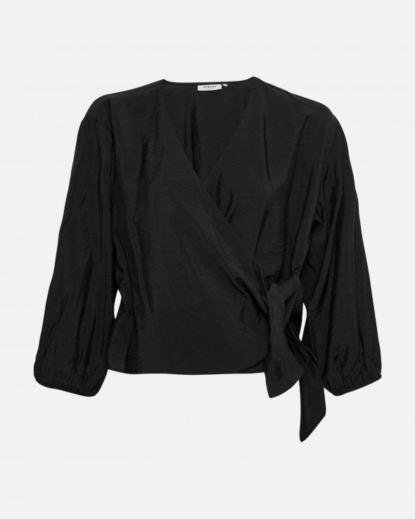 MSCH Copenhagen - MSCHAudia 3/4 Wrap Top MSCH Copenhagen - MSCHAudia 3/4 Wrap Top