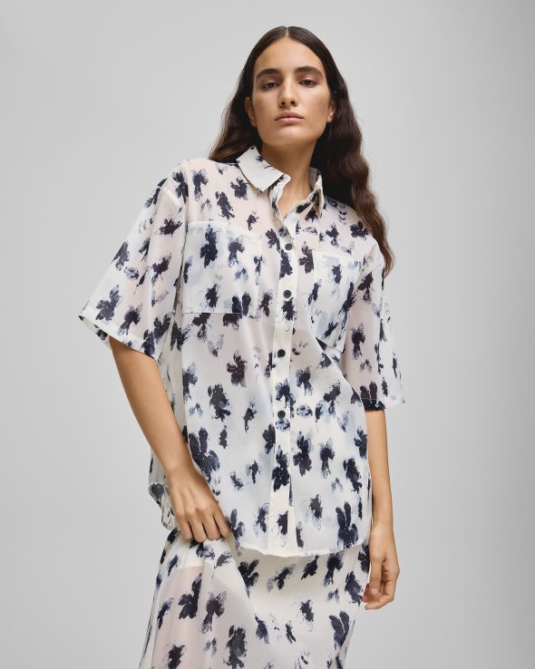 MSCH Copenhagen - MSCHAlessandra 3/4 Shirt AOP MSCH Copenhagen - MSCHAlessandra 3/4 Shirt AOP
