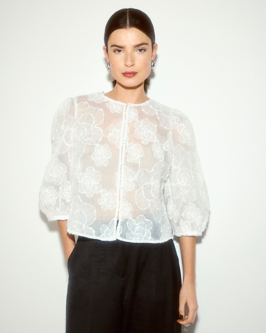 MSCH Copenhagen - MSCHIsmene 3/4 Shirt EMB