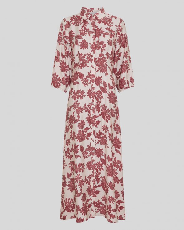 MSCH Copenhagen - MSCHVildana 3/4 Shirt Dress AOP MSCH Copenhagen - MSCHVildana 3/4 Shirt Dress AOP