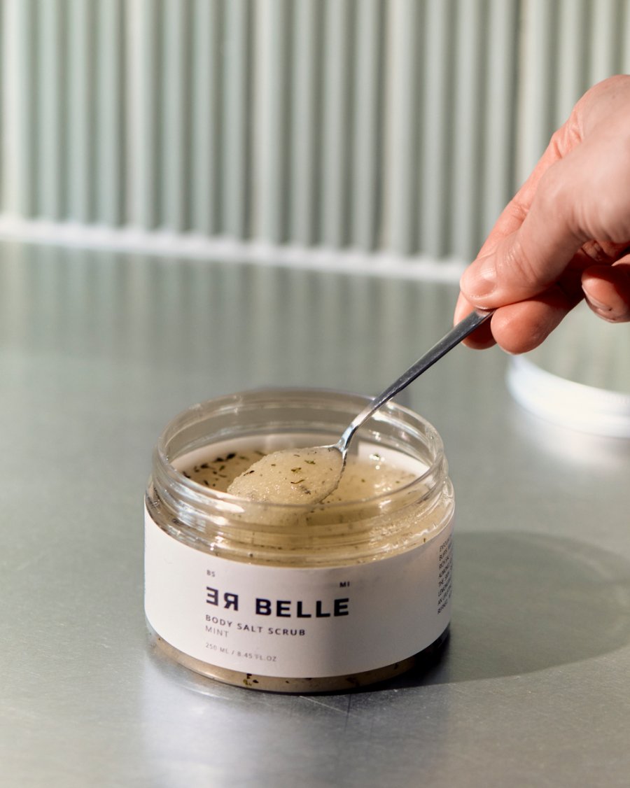 Rebelle Copenhagen - Body Salt Scrub Mint 250 ml